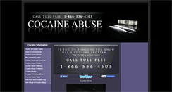 Desktop Screenshot of cocaine-abuse.net