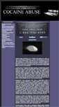 Mobile Screenshot of cocaine-abuse.net