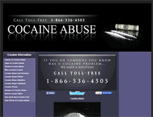 Tablet Screenshot of cocaine-abuse.net